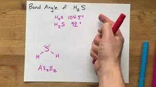 Bond Angle of H2S (Why is it only 92 degrees?)
