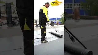 Монтаж Технониколь Унифлекс на кровлю в Москве. Устройство наплавляемой кровли #наплавляемаякровля