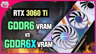 RTX 3060 Ti GDDR6X vs GDDR6 | Real Gaming Benchmark | 1080p
