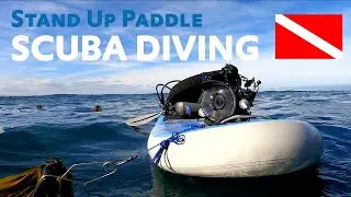 Stand Up Paddle Scuba Diving
