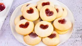 Heart jam cookies: fragrant and irresistible!
