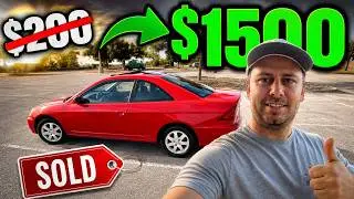 Авто за 200 баксов в США - починил и продал