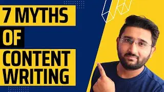 Myths About Content Writing - 7 Things You Must Know😎