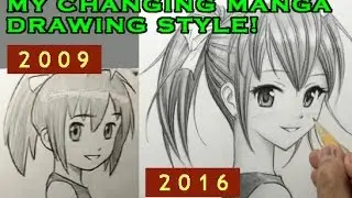 My Changing Manga Drawing Style: 2009 vs. 2016 [Time Lapse]