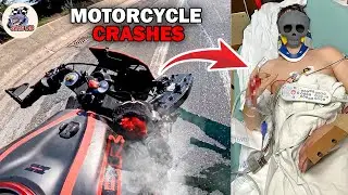 BRUTAL MOTORCYCLE CRASHES | CRAZY & EPIC Motorcycle Beginner Mistakes 2024.