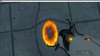 omg i speedrun portal (chamber 15 - 47 seconds)