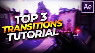 3 Easy Transitions for Gaming Montages & Edits (NO PLUGINS!) After Effects Tutorial