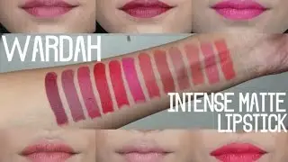 Wardah Intense Matte Lipstick Swatch and Review | Amyra Irzanti