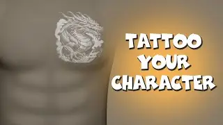 Tattoo Your 3d Character in blender!