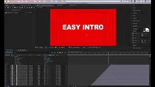 After Effects Tutorial - Easy making Intro-title like 'Marvel Logo Opening'