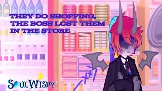 They do shopping, the boss lost them in the store | SoulWispy | Gacha Club |