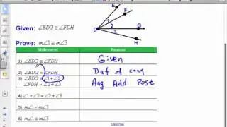 Simple Proofs of Angle Relationships