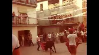 Vaquilles a la Festa Major de la Granja d'Escarp