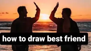 How to draw best Friend｜Art by baba ki Princess