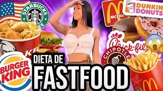 24H comendo SÓ FASTFOOD. | 