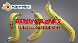 Blender : Easy Bendy Bone Effects | Rubber like Rig in Blender