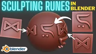 Sculpting Runes in Blender