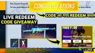 Free Live Redeem Code Giveaway | New Redeem Code Today Live