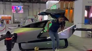 The first human flying car in Dubai! #flyingcar #xpeng #gitex2022 #gitexglobal