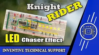 How to Make a DIY Knight Rider LED Chaser || Knight Rider LED Chaser || 4017 IC Chaser Circuit