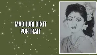 Madhuri Dixit portrait | Renuka Art Galore 🎨 |
