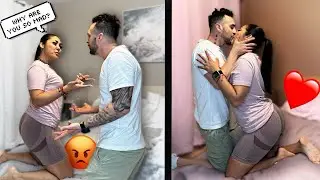 KISSING MY GIRLFRIEND IN THE MIDDLE OF AN ARGUMENT! TO SEE HER REACTION