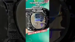 Fixing a Damaged Quest 3 Lens. 
