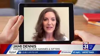 College Nannies + Tutors owners Jami Dennis talks with KDVR about the Childcare Crisis