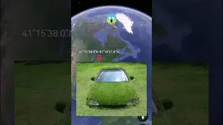 Car in the ground😱on Google Earth 