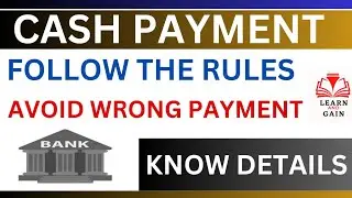 Due diligence to avoid wrong payment || Normal Payment Entry || Counter work of Bank