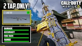 *NEW* LAG 53 Best Gunsmith/Loadout Class Setup | Fast ADS + No RECOIL High Accuracy | Cod Mobile S9