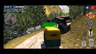 Tuk tuk rickshaw in mountains | Gameplay | Android iOS Game | Game Zone