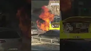 Şanılurfa'da otobüste yangın korkuttu