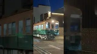 夜の琴電の撮影はとても楽しい #ことでん #長尾線 #ワンマン列車