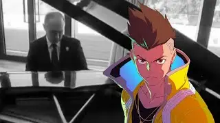 Putin playing I really want to stay at your house from Cyberpunk Edgerunners.