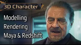 3D Character Model & Rig for Cyberpunk Motion Comic