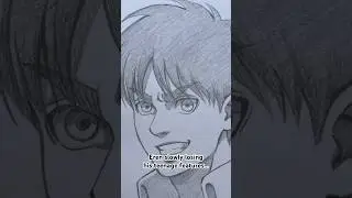 Eren slowly losing his teenage features... #eren #erenyeager #erenjeager #aot #attackontitan