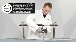 Ruban isolant en vinyle Super 88® de qualité professionnelle – procédure d'application