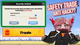 New *SAFETY TRADE* Using Lock Password || Skyblock Highlights
