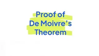 De-Moiver's Theorem for Complex Analysis || Study With Nitin