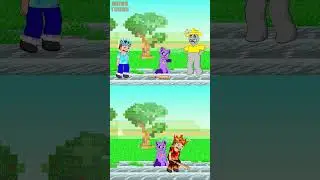 Ice Steve Vs Fire Stve: who should get love? | Minecraft Animation #shorts