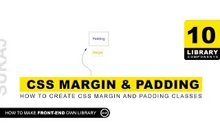 Library-10 | Store Margin & Padding in CSS Class | Front-End Library Using HTML CSS And JS @uiuxpro