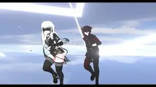 VRChat MMD dance with my boyfriend - 1-4-3 (I Love You)