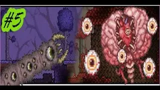 #5 ДВА БОССА, ДВА УБИЙСТВА, ОДНА СЕРИЯ // Terraria Expert 1.3.1 // ДИСЭНД