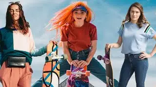 Longboard dancing - Kate Voynova, Katarzyna Hajdan, Dasha Mikheeva, Еlizabet