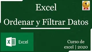 Ordenar y filtrar datos en excel | Curso de excel 2020