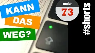 Kann das weg? Hier: Die Feststelltaste ...