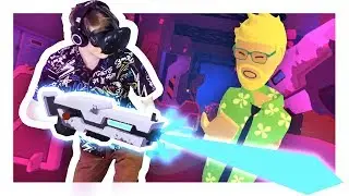 TOGETHER VS THE ARMY OF ROBOTS IN VR! | Rec Room VR