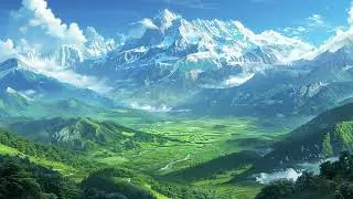 Majestic Mountains | Piano Strings Landscape Music