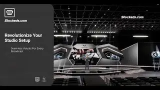 STAGE Z8IPW | Unreal Engine Corporate Virtual Set | Integrated With Aximmetry | DMX |